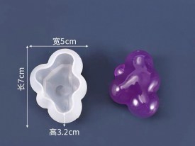 Molde silicona nube 3D grande